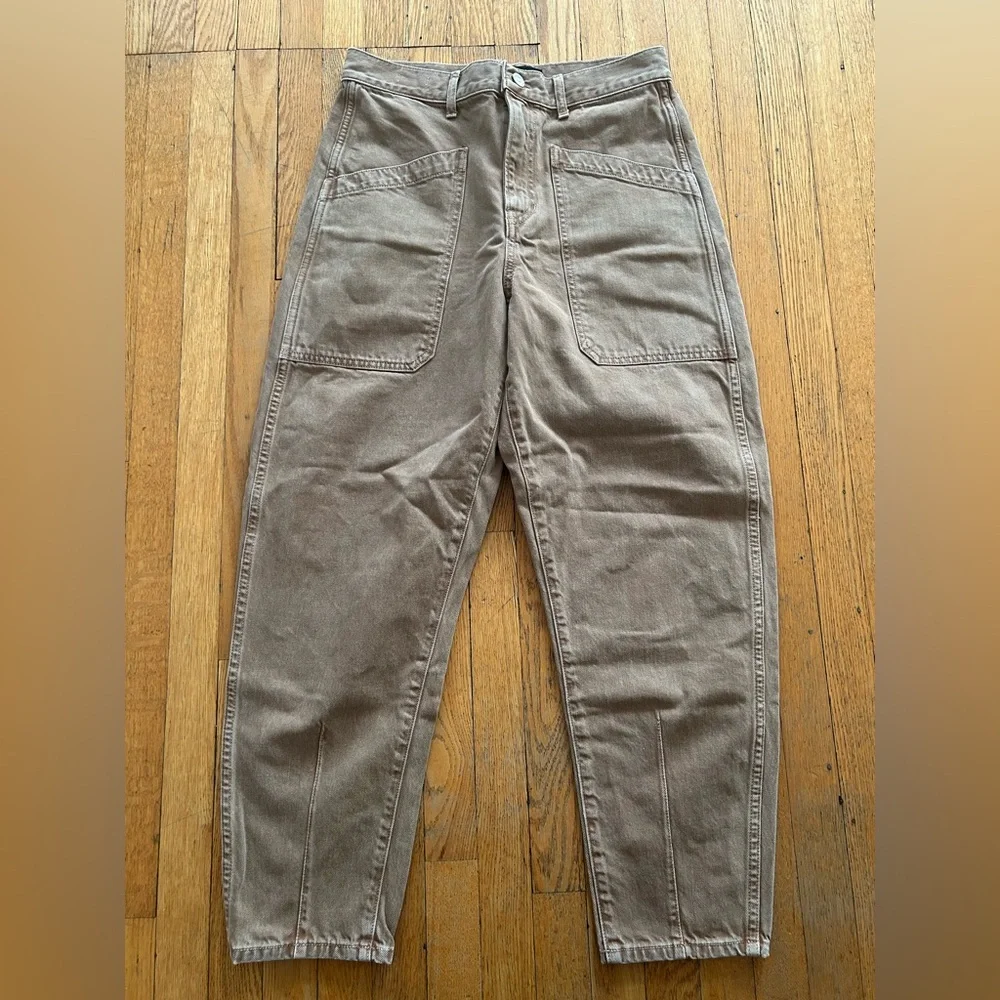 Veronica Beard Charlie Barrel Patch Pocket Jeans size 29 - Picture 3 of 10